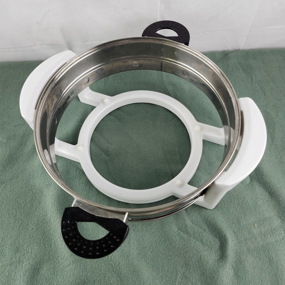 NutriChef PKAIRFR48 Infrared Air Fryer Replacement Extender Ring and Base/Handle